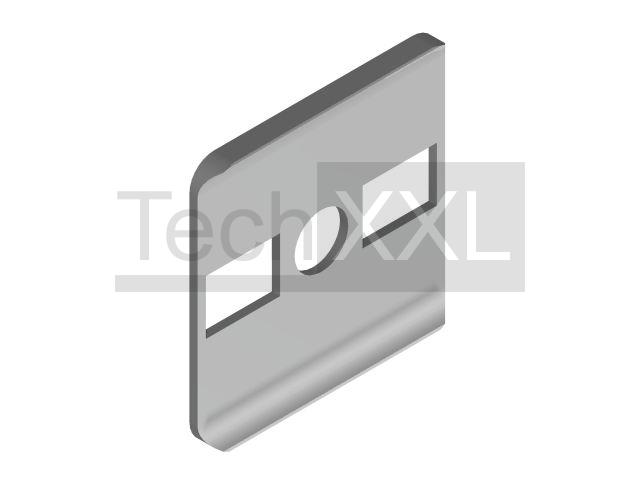 Radien-Dichtung 6 30x30 grau kompatibel zu Item 0.0.478.73