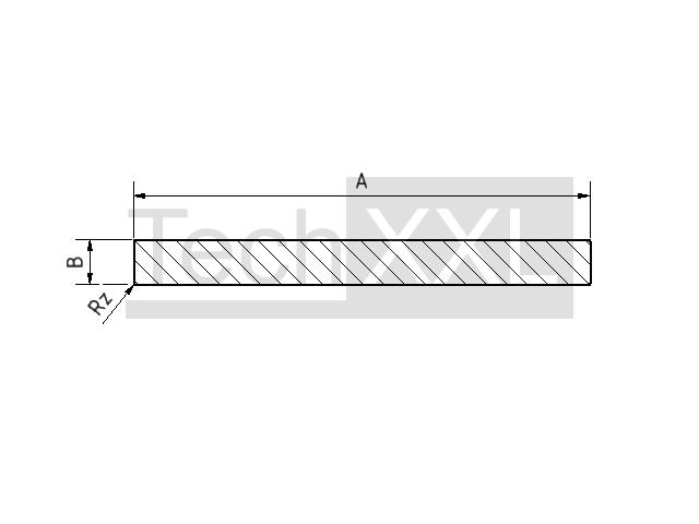 Flachprofil 50x12 Rz3 wie HH300FP5012